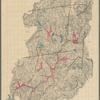 Aqueduct Commissioners topographical map of Croton Water Shed