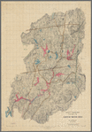 Aqueduct Commissioners topographical map of Croton Water Shed