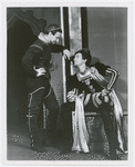 Jose Ferrer (Iago) and Philip Huston (Lodovico) in the stage production Othello