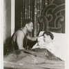 Paul Robeson (Othello) and Uta Hagen (Desdemona) in the stage production Othello