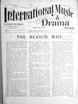 International music and drama