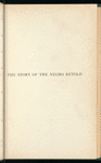 The Story of the Negro Retold