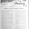 International music and drama
