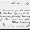 Chapman and Hall. Promissory notes for 1000 [pounds] for Dickens' Great expectations