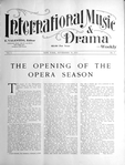 International music and drama