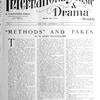 International music and drama
