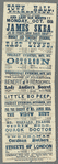 Broadside for the stage production The Octoroon, or Life in Louisiana