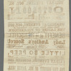 Broadside for the stage production The Octoroon, or Life in Louisiana