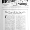 International music and drama
