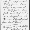 Agreement between Richard Bentley and Charles Dickens relating to editing of Bentley's Miscellany. Manuscript. In Richard Bentley's hand