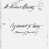 Agreement between Charles Dickens and Richard Bentley for Dickens' Memorials of Joseph Grimaldi, Manuscript.
