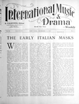 International music and drama