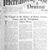 International music and drama