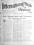 International music and drama
