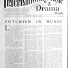International music and drama