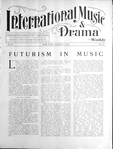 International music and drama