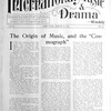 International music and drama