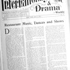International music and drama