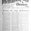 International music and drama