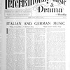 International music and drama