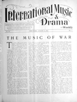 International music and drama