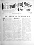 International music and drama