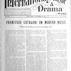 International music and drama