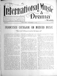 International music and drama