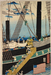 Picture of western traders at  Yokohama