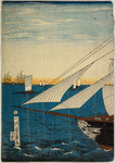 American steamship off the coast of Yokohama