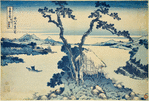 Lake Suwa in Shinano Province