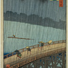 Sudden Shower over Shin-Ôhashi Bridge and Atake (Ôhashi Atake no yûdachi)