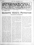 International music and drama