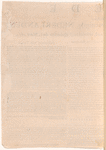 Broadside proclamation of the signing of the Treaty of Westminster