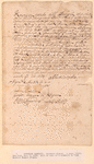 Bill of sale of a freehold to Michael Hansen Bergen from Albert Cornelis