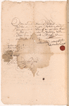 Deed of Michael Hansen Bergen for meadows which Albert Cornelissen bought from Theunis Nyssen