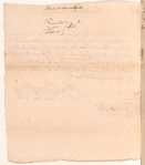 Documents pertaining to the case of Parmiter vs. Todd