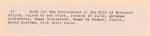 Bond for the performance of the will of Margaret Selyns