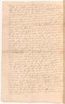 Articles and agreement between Hans Bergen and Michael Hansen Bergen, Femmiter Vanderveer, Sarah Strycker, and Mary Bergen