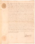 Papers of administration of the will of Francis Hageman, Jr