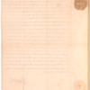 Papers of administration of the will of Francis Hageman, Jr