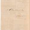 Letter from Jas. Fairlie to G.W. Van Schaick