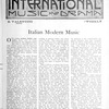 International music and drama