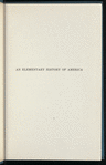 An Elementary History of America