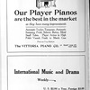 International music and drama
