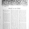 International music and drama