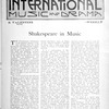 International music and drama