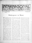 International music and drama