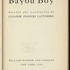 Bayou Boy