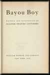 Bayou Boy